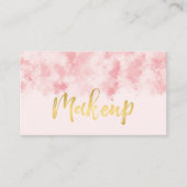 Roze en goudmakreel Visitekaartje (Voorkant)
