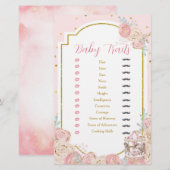 Roze en goudmakreeltreinen voor roze en goudkleuri (Voorkant / Achterkant)