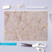 Roze en goudmarmer tissuepapier (Craft)