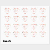 Roze en goudmeisjes Baby shower Gift Labels (Vel)