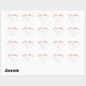 Roze en goudmeisjes Baby shower Gift Labels (Vel)