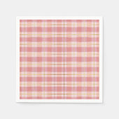 Roze en goudolie buffels servet (Voorkant)