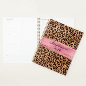 Roze en goudoliepenseel Slag Planner (Display)