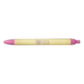  roze en goudontes zwarte inkt pen (Voorkant)