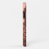 Roze en goudpaisley Case-Mate iPhone case (Achterkant/rechts)