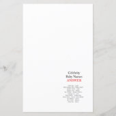 roze en goudpompoenen Baby shower (Achterkant)