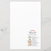 roze en goudpompoenen Baby shower (Achterkant)