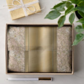 Roze en goudsparkle Glittery Fleur de lis Party Tissuepapier (Geschenk)