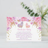 Roze en goudstaffelkasten informatiekaartje (Staand voorkant)