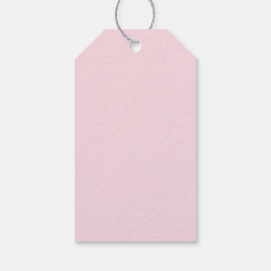 Roze en goudsuiker en specerijvijvers cadeaulabel (Achterkant)