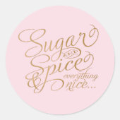 Roze en goudsuiker en Stickers van specerijen (Voorkant)