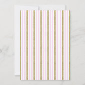 Roze en goudsuiker zijn op de eerste dag van de ge kaart (Achterkant)