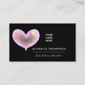 Roze en goudVisitekaartje Visitekaartje (Voorkant)