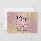 Roze en goudzout - RSVP (Voorkant)