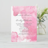 Roze en goudzout Vrijgezellenfeest Kaart (Staand voorkant)