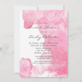 Roze en goudzout Vrijgezellenfeest Kaart (Voorkant)