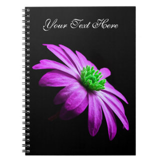 Roze en Green Daisy Notitieboek