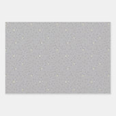 Roze en Grijs Baby Halloween Bat, Moon & Gingham Inpakpapier Vel (Voorkant 2)