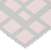 Roze en grijs Blauw Paarse Bloemen Moederdag Tafelkleed (Gekanteld)