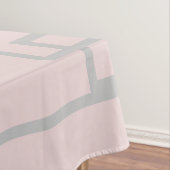 Roze en grijs Blauw Paarse Bloemen Moederdag Tafelkleed (Voorbeeld)