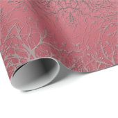 roze en grijs cadeaupapier (Rol Hoek)