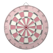 Roze en grijs dartbord (Voorkant)
