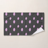 Roze en Grijs Geometrisch Bad Handdoek (Handdoek)