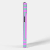 Roze en grijs in vierkanten Case-Mate iPhone case (Achterkant / Rechts)