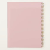 Roze en Grijs Japans Scenery Planner (Achterkant)