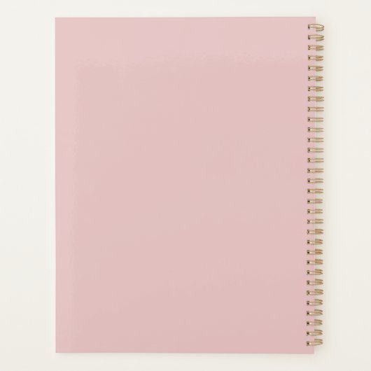 Roze en Grijs Japans Scenery Planner (Achterkant)