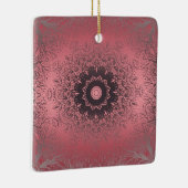 roze en grijs keramisch ornament (Rechts)