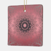 roze en grijs keramisch ornament (Links)
