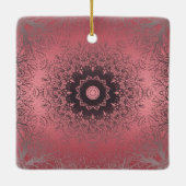 roze en grijs keramisch ornament (Achterkant)