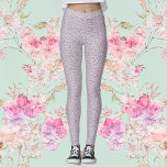Roze en Grijs Luipaard Print Leggings<br><div class="desc">Deze opvallende leggings zijn voorzien van een roze luipaardprint op een veelzijdige grijze achtergrond,  waardoor ze het perfecte statement voor elke garderobe zijn.</div>