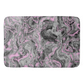 Roze en grijs Marmer abstract Badmat (Voorkant)