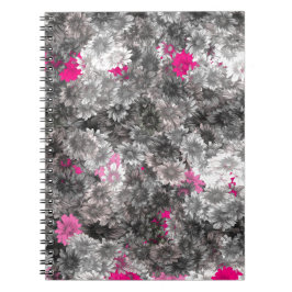 Roze en grijs notitieboek