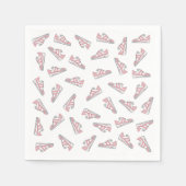 Roze en Grijs Schattige Sneakers Patroon Servet (Voorkant)