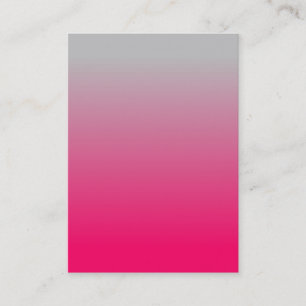 Roze en grijs verloop visitekaartje