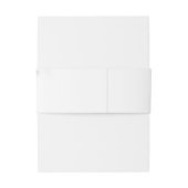 Roze en Grijs Waterverf Bloemenbruiloft Uitnodigingen Wikkel (Achterkant Voorbeeld)