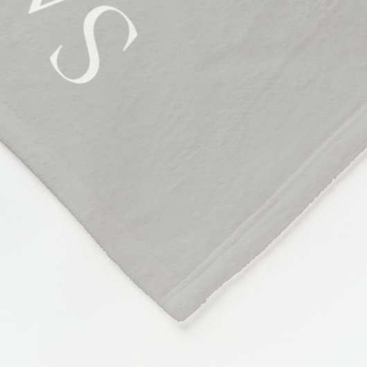 Roze en Grijze Baby Meisje Milestone Foto Fleece Deken (Hoek)