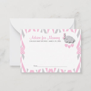 Roze en grijze Baby shower Sm - Advies