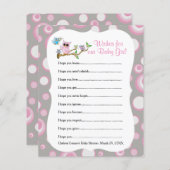 Roze en grijze Baby shower - Vernissen (Voorkant / Achterkant)