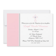 Roze en grijze baby's Baptisme Christening