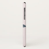 Roze en grijze bloemen Classy-Waterverf Case-Mate iPhone Case (Achterkant/links)