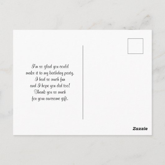 Roze en grijze bloemen Classy Waterverf Hartelijk Briefkaart (Achterkant)