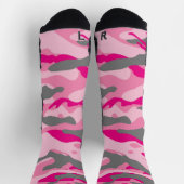 Roze en grijze Camo Sokken (Top)