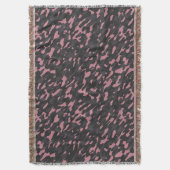roze en grijze camouflage abstract deken (Voorkant Verticaal)