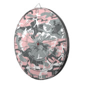 Roze en grijze camouflage, Militair, Leger Dartbord (Voorkant Rechts)