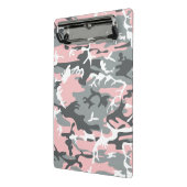 Roze en grijze camouflage, Militair, Leger Mini Klembord (Angled2)