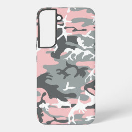 Roze en grijze camouflage, Militair, Leger Samsung Galaxy Hoesje